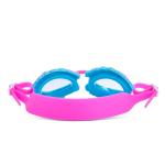 Aqua2ude Okulary do pływania dla dzieci – Fala uśmiechu, turkus – anti-fog, ochrona UV, 3+