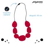 Gryzak naszyjnik, czerwony, Jellystone Designs