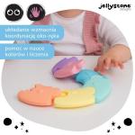 Pierwsze puzzle sensoryczne dla niemowlaka kółko Jellystone Design pastelowe