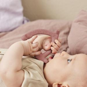 Gryzak silikonowy, morelowy, Everyday Baby, OUTLET