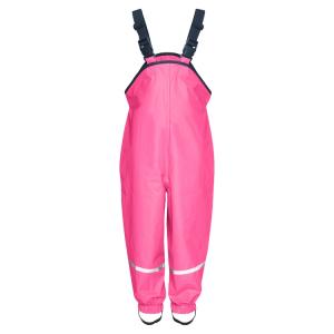 Spodnie przeciwdeszczowe z podszewką z polaru, ocieplone, rozm. 86, różowe, Playshoes