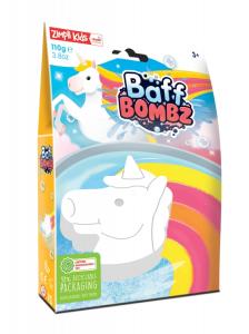 Jednorożec do kąpieli zmieniający kolor wody, Rainbow Baff Bombz, 3+, Zimpli Kids, OUTLET