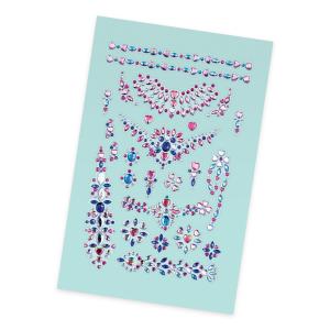 Nebulous Stars Kryształowe tatuaże samoprzylepne dla dziewczynek | Cristalia 25 szt. 7+