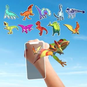 HoloToyz Tatuaże dla dzieci AR, Jurassic Dinos – ożyw dinozaury!