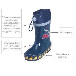 Kalosze rozm. 22/23, Strażak, Playshoes