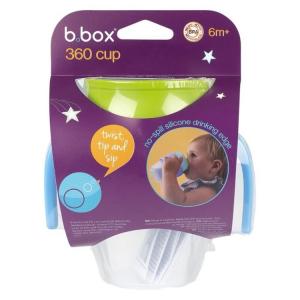 B.box Kubek 360 do nauki picia dla dzieci – kubek treningowy niekapek ocean breeze