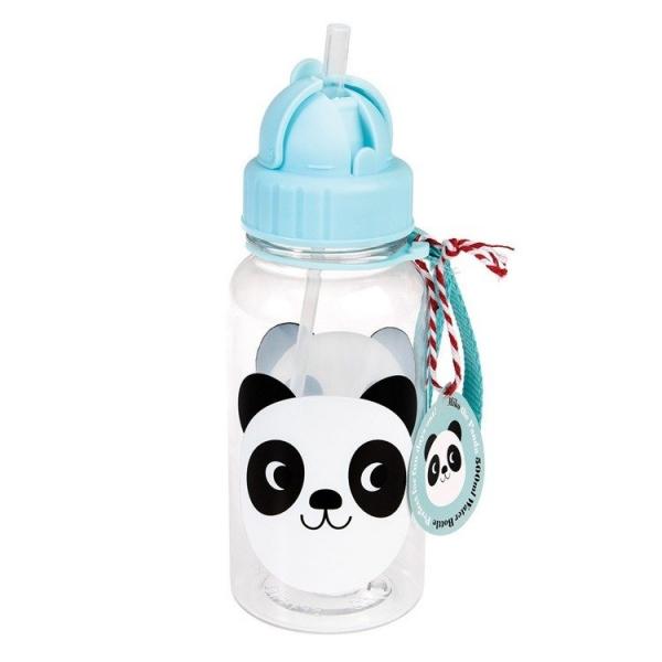 Rex London Bidon ze słomką 500 ml Panda Miko