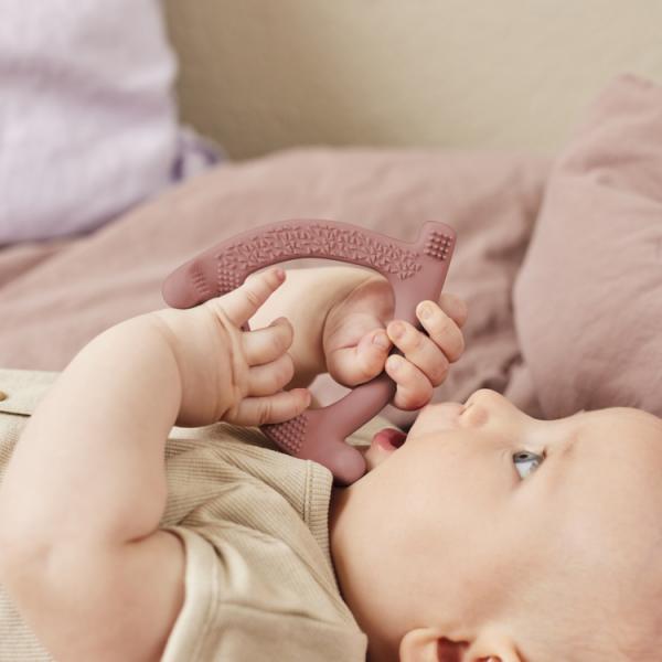 Gryzak silikonowy, morelowy, Everyday Baby, OUTLET