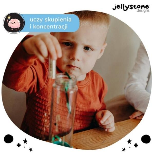 Butelka sensoryczna DIY, turkusowa Jellystone Designs