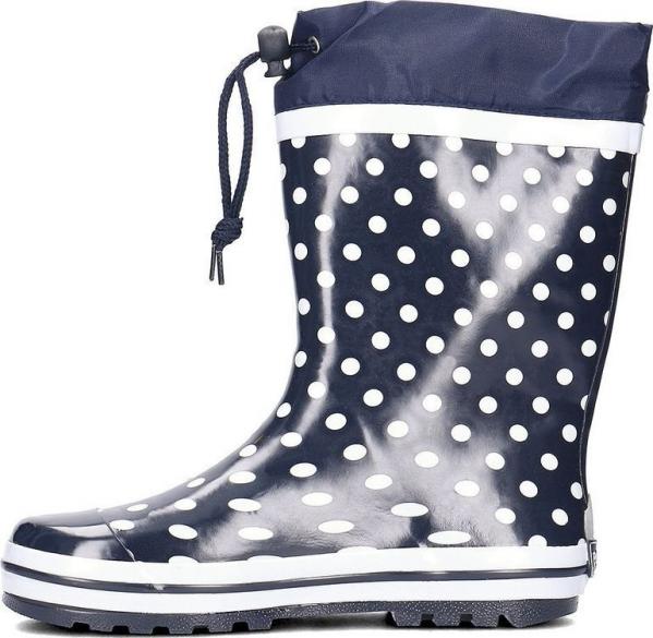 Kalosze rozm. 24/25, granatowe w kropki, Playshoes