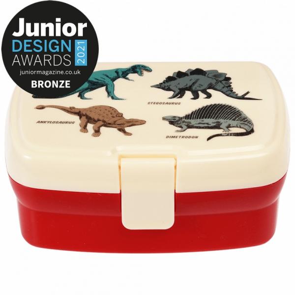 Rex London Lunchbox z wyjmowaną tacką, Dinozaury