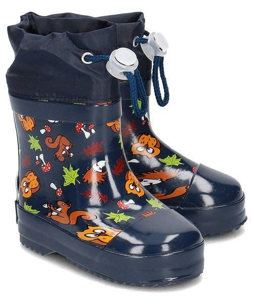 Kalosze, Leśne Zwierzątka, granatowe, Playshoes