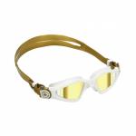 Aquasphere okulary Kayenne small złote titanowe lustrzane szkła EP1250975 LMG white-gold