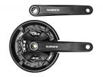 Mechanizm korbowy SHIMANO FCMT101E002CLB 175mm 40 x 30 x 22 z osłoną, czarny, 9-rzędów