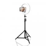 Lampa pierścieniowa do selfie ze statywem 1,6m Media-Tech TOWER RINGLIGHT