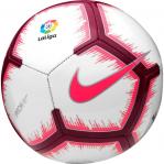 Piłka nożna Nike Pitch-FA18 LaLiga SC3318-100 biało-różowo-czerwona