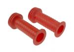 Chwyty kierownicy - rowery dla dzieci. LF-10 90mm para czerwone