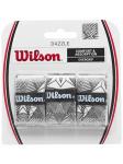 Owijka Wilson Dazzle Overgrip black-white WR8404401001 3pack