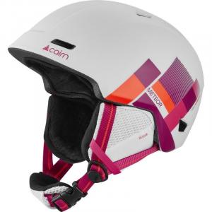 Kask narciarski Cairn METEOR - Mat White Fuchsia Piet