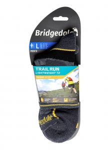 Skarpety biegowe Bridgedale Lt T2 Merino Sport 3/4 Crew - gunmetal