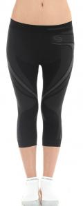 Brubeck SP10310 spodnie damskie fitness 3/4 swift czarny