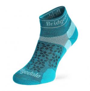 Skarpety biegowe damskie Bridgedale Ultra LtT2 Merino Sport Low - teal