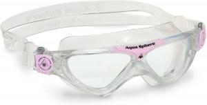 Aquasphere okulary Vista JR jasne szkła MS1740002 LC clear-glitter-pink