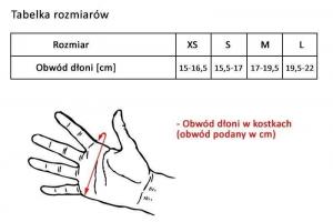 Rękawiczki rowerowe Verso SB-01-8502-E biało - różowe