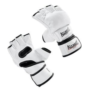 Rękawice MMA Pro skóra allright white