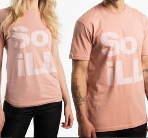 Koszulka So iLL Dirty Pink Stacked Logo Tee