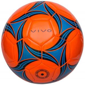 Piłka nożna Vivo Attack 5 Pomarańczowo - niebieska