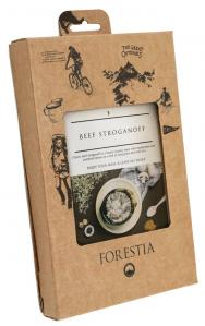 Danie turystyczne Forestia Boeuf strogonow w sosie śmietanowym z ryżem, 350g