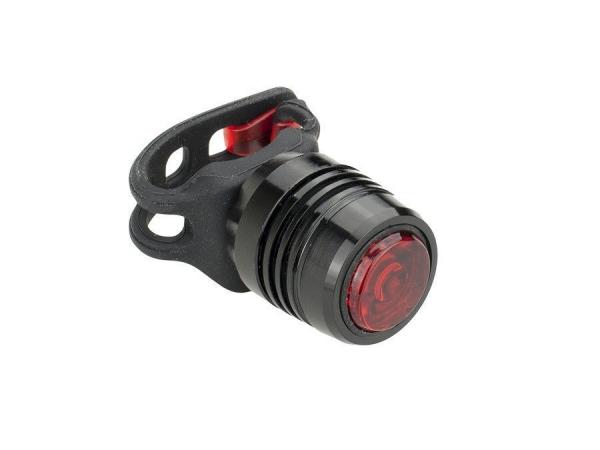 Lampa tylna XC-183R USB 1 Led 10 lm aluminiowa czarna