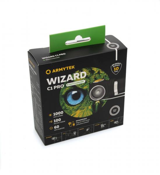 Latarka czołowa Armytek Wizard C1 Pro Magnet USB Warm