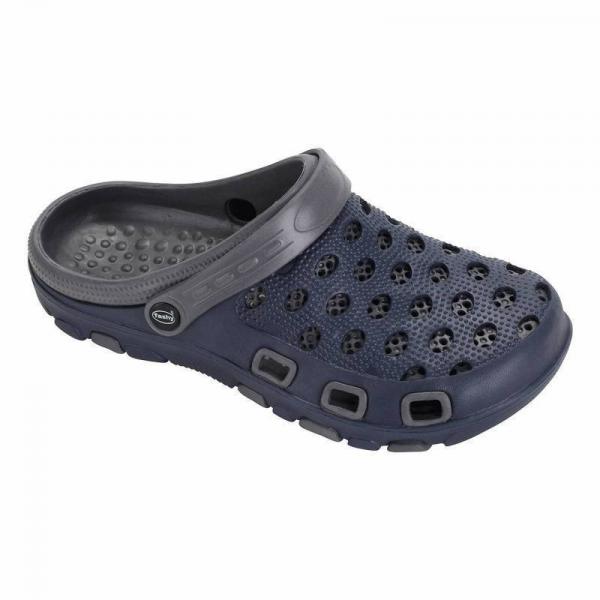 Fashy klapki Clog 7552 54 navy-grey