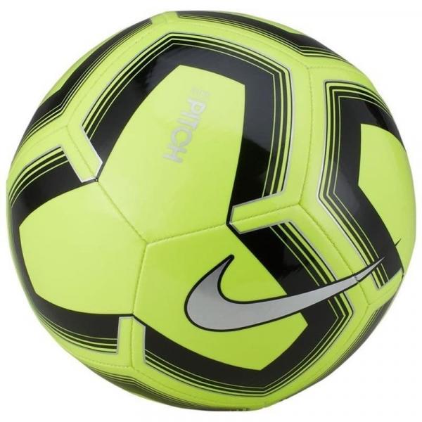 Piłka nożna Nike Pitch Train Sp19 SC3893-703 zielono-czarna