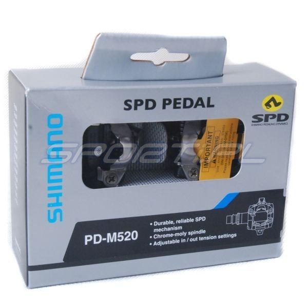 Pedały Shimano Deore SPD M520 L czarne