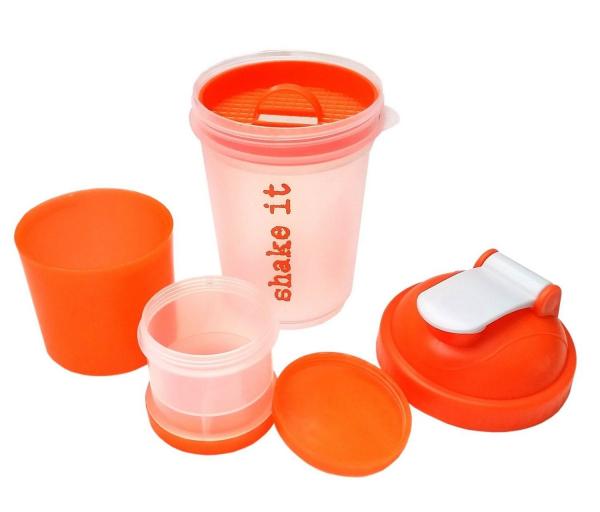 Smart Shaker 3w1 Bidon 600 + 200 ML+ Pilbox 120 ml