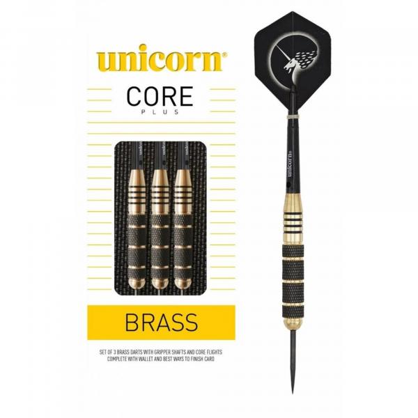 Rzutki Unicorn Core Plus Win brass gold brass darts 21g ostre 08641