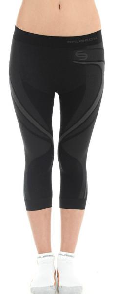 Brubeck SP10310 spodnie damskie fitness 3/4 swift czarny