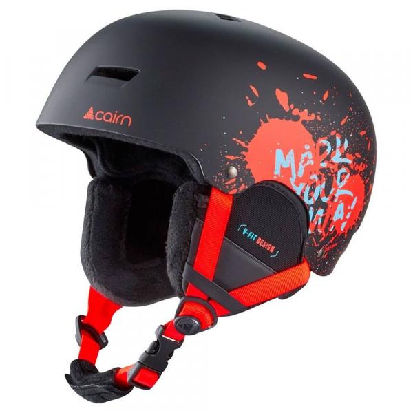 Narciarski Kask dziecięcy CAIRN Darwin J Black/Red