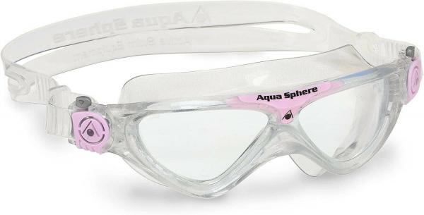 Aquasphere okulary Vista JR jasne szkła MS1740002 LC clear-glitter-pink