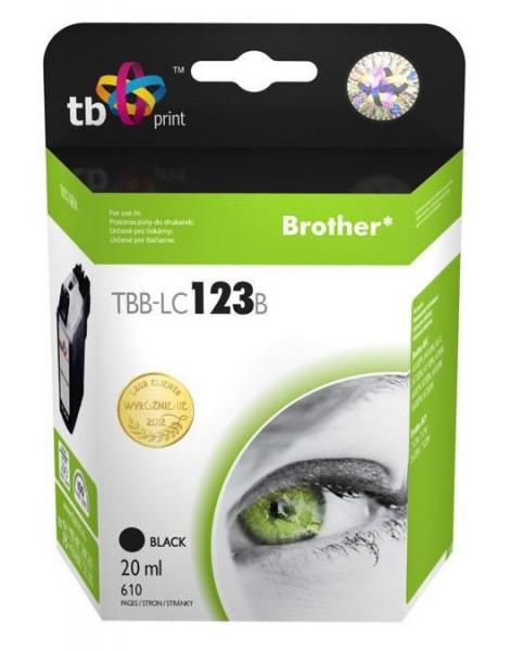 Tusz TB Print do Brother LC123 Black TBB-LC123B