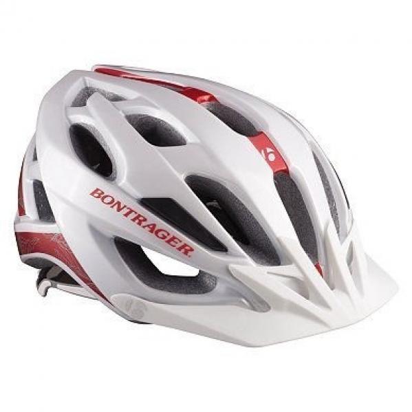 Kask rowerowy Bontrager Quantum WSD biało - czerwony