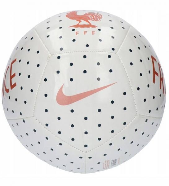 Piłka nożna Nike FFF Pitch SC3926-100 white-navy