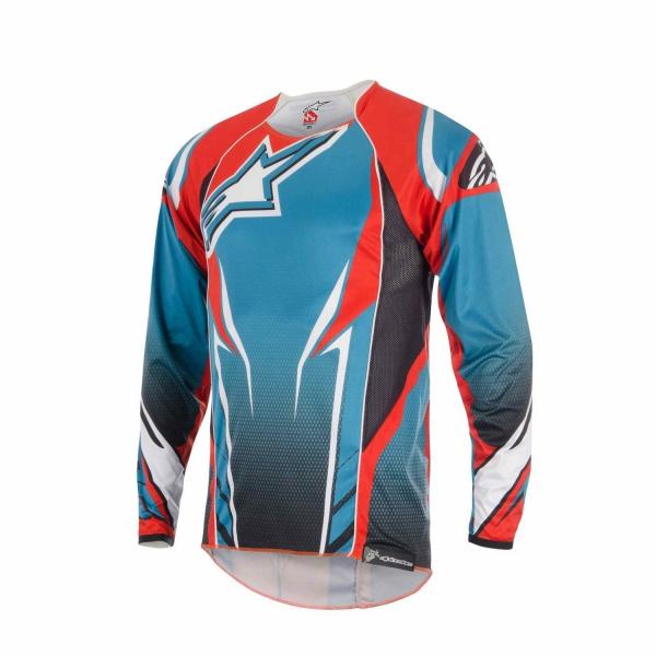 Koszulka Alpinestars A-LINE 2 Sapphire Blue-Spicy Orange 1764915-764