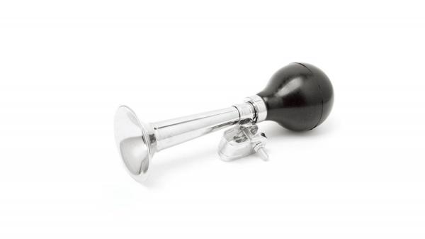 Trąbka rowerowa 84CP-01 stalowa-chrom 180 mm