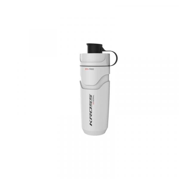 Bidon Kross Esker THERMAL 500ml biały