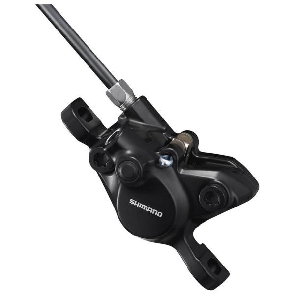 Zacisk hamulca tarczowego mechanizm P-T Shimano BR-MT200 czarny bez adaptera