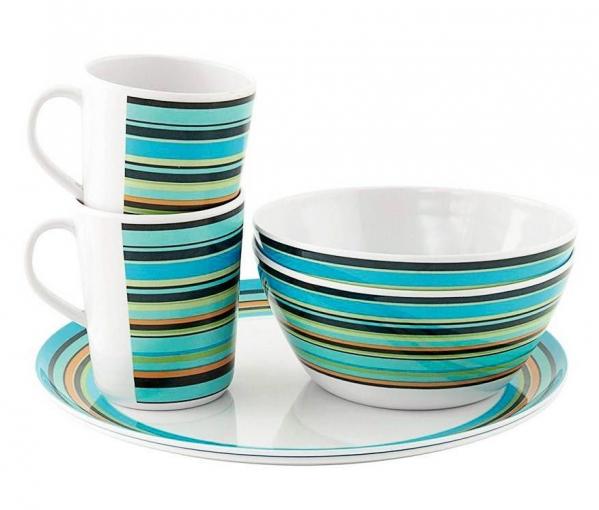 Zestaw naczyń stołowych Easy Camp Java Melamine Set 2 Persons